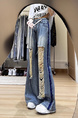 Retro Washed Loose Hole Jeans for Women in LIGHT BLUE - 2025 Summer Thin Design Sense Straight Wide Leg Mop Trousers Tide