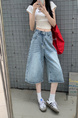 Light Blue Paratrooper Pants - American Overalls 2025 Summer New Small Size Loose Thin High Waist Baidu Casual Wide Leg Pants