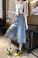 Light Blue Paratrooper Pants - American Overalls 2025 Summer New Small Size Loose Thin High Waist Baidu Casual Wide Leg Pants