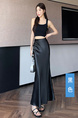 Acetate Satin Black Skirt for Women Summer 2025 New Style High-End Temperament Slim A-Line Long Skirt Hip Fishtail Skirt