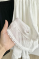 Summer New Korean Style Ins Sweet Age-Reducing Irregular Lace Skirt in White