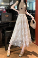 Spot Real Shot Real Price Butterfly Gauze Skirt in Cream