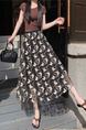 Spot Real Shot Real Price Butterfly Gauze Skirt in Black