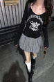In Stock Black and White Checkered Bud Skirt - Women's 2025 Summer New High Waist Slimming Small A-Line Bubble Skirt