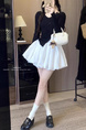 In Stock Black Bud Skirt Women's 2025 Summer New High Waist Slimming Small A- line Bubble Skirt