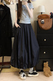 Plus Size in Stock Summer New Design Sense Solid Color Bubble Skirt Long Dress A-line High Waist Slimming Skirt All-Matching Women - Black