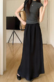 Real Shot Cost-Effective 2025 New Korean Style Black Satin Skirt Drooping Slimming A-Line Skirt Versatile Mid-Length Temperament Skirt Women