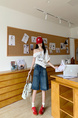 Retro Blue Washed Denim Loose Wide Leg Shorts in Blue for Women’s Summer Small High Waist All-Matching Straight Pirate Shorts