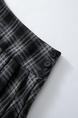 Retro Black and Gray Plaid Pleated Skirt New Style for Spring and Summer Low Waist College Slim Hot Girl Miniskirt American Style