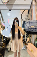 Semi-Sweet Waltz Ice Linen Sling Dress Women's Summer New Inner Wear Sleeveless Skirt Outer Wear - White