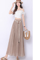 Real Shot Retro Cotton and Linen Skirt for Women 2025 Summer High Waist Slimming Drape A-line Large Hem Umbrella Skirt Pleated Dress in Beige.