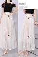 Real Shot Retro Cotton and Linen Skirt for Women 2025 Summer High Waist Slimming Drape A-line Large Hem Umbrella Skirt Pleated Dress in Ivory.