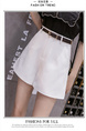 Real Shot Spot + 2025 Summer Thin Suit Shorts for Women in White.