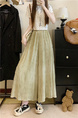 Plus Size Hot Sale Quality Tie-Dyed Ice Silk Culottes in Soft Olive Green - Women's Summer Thin Loose Wide Leg Pants Drape Casual Wide-Leg Skort