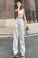 White High-Quality Narrow Version Wide-Leg Jeans for Women - Extended Version, Classic All-Match, Large Size, Small Size, Trendy Mopping Pants