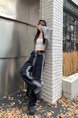 New Trendy Wide-Leg Jeans for Women in Black and Gray