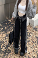 New Trendy Wide-Leg Jeans for Women in Black and Gray
