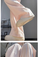 Pink Embroidered Butterfly Ice Silk Yamamoto Pants for Women - Summer 2025 New Casual Lazy Walking Drape Wide Leg Pants