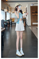 Real Shot of White Denim Shorts for Women 2025 Summer New Thin High Waist A-Line Super Short Hot Girl Hot Pants Short Skirt