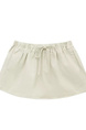 MIU Series Sports Short Skirt Pants Women's Summer New Elastic Waist Small Umbrella Skirt High Waist A-Line Skirt in Cream