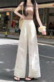 Spot Real Shot Real Price Hollow Lace Women's Pants in White