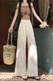 Spot Real Shot Real Price Hollow Lace Women's Pants in White