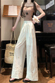 Spot Real Shot Real Price Hollow Lace Women's Pants in White