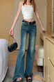High Waist Jeans for Women in Dark Denim