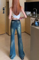 High Waist Jeans for Women in Dark Denim