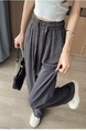 New Chinese Style Wide-Leg Pants Women's Summer Drape High Waist Straight Slim Loose Casual Fashion Mopping Pants in Gray