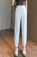New 2025 Summer Ice Silk Sports Pants Women Loose Slim Small Size Drawstring Pants Fashionable and Versatile Bloomers in White