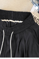 Real Shot High Waist Versatile Women's Wide-Leg Pants Summer Silk Cool Sense Loose Fit Slimming Casual Lace in Black