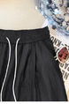 Real Shot High Waist Versatile Women's Wide-Leg Pants Summer Silk Cool Sense Loose Fit Slimming Casual Lace in Black
