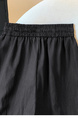 Real Shot High Waist Versatile Women's Wide-Leg Pants Summer Silk Cool Sense Loose Fit Slimming Casual Lace in Black