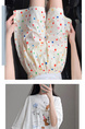 Rainbow Polka Dot Ice Silk Shorts for Women - Summer Thin 2025 New Casual High Waist Sports Mid-Length Pants Wide Leg