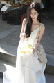 Light White Moonlight White Stitching Lace Sling Dress Women's 2025 Summer New Sailing Beach Dress - Color: White