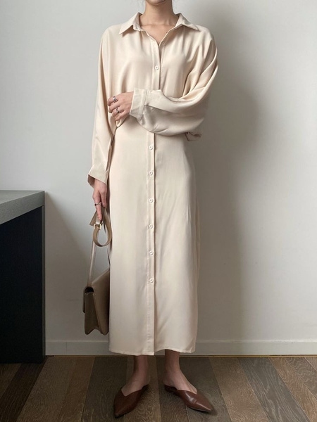 French Style Waist Slimming Temperament Skirt Fairy Super Fairy Forest Dress Goddess Style Loose Long Skirt with Belt - Color: Beige