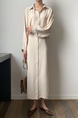 French Style Waist Slimming Temperament Skirt Fairy Super Fairy Forest Dress Goddess Style Loose Long Skirt with Belt - Color: Beige