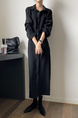 French Style Waist Slimming Temperament Skirt Fairy Super Fairy Forest Dress Goddess Style Loose Long Skirt with Belt - Color: Black