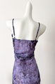 Gradient Purple Real Shot Cost-Effective! Lightly Mature Purple Dress Women's Summer New Tight Waist Sheath Suspender Skirt Lace Long Skirt