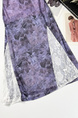 Gradient Purple Real Shot Cost-Effective! Lightly Mature Purple Dress Women's Summer New Tight Waist Sheath Suspender Skirt Lace Long Skirt