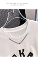 Siloy Real Shot 2025 Summer New ICE Cotton Fashion Hot Girl Alphabet Embroidery Irregular All-Match T-shirt in White