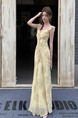 Real Shot 2025 Spring and Summer New Midsummer Garden Cream Yellow French Ruffled Rotating Fairy Dress Female Dress in Cream Yellow