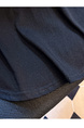 Siloy Real Shot 2025 Summer New ICE Cotton Fashion Small V-neck Short Sleeve Top Versatile Simple Blouse in Black