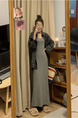 Gray Vest Dress Women's Summer 2025 New Korean Style Retro Design Long Skirt Temperament Waist-Controlled Skirt