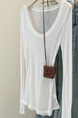 Real Shot of the New Summer U-Neck Long-Sleeved Sun Protection Blouse for Women in White, Slim Korean Style, Thin and Slightly Transparent, Air-Conditioning Top T-Shirt