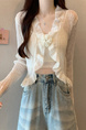 Real Shot Wholesale Price 2025 Summer New Three-Dimensional Flower Design Breathable Sun Protection Clothing Cardigan Jacket Women's Clothing in White