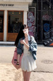 Original Practice French Style White Strap Dress Summer Petite Bud Princess Dress The Beginning of Spring Elegance Wear Take