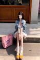 Original Practice French Style White Strap Dress Summer Petite Bud Princess Dress The Beginning of Spring Elegance Wear Take