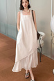High Quality Vest Dress Women's Summer 2025 New Style French Style Elegance Superior Sense Seaside Vacation Long Skirt White
